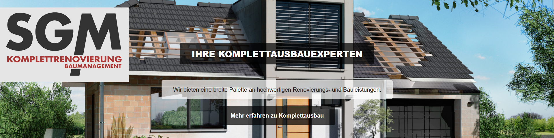 SGM Komplettrenovierungen GmbH - Renovierungsdienstleistungen.