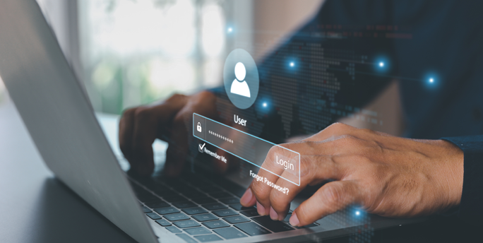 Netzwerkadministrator überwacht Unternehmensnetzwerk und Internetverbindung