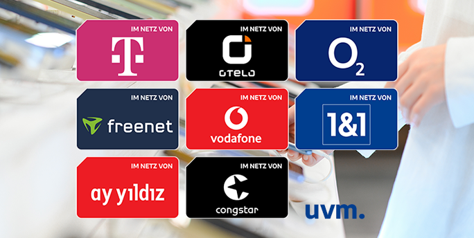Bei Bavariaphone Ottobeuren erhalten Sie folgende Provider: Vodafone, Telekom, o2, otelo, congstar, ay yildiz, freenet, 1und1, uvm.